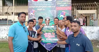 নোয়াখালীতে ডেভেলপমেন্ট কাপ ফুটবল টুর্নামেন্টের বাছাই কার্যক্রমের উদ্বোধন